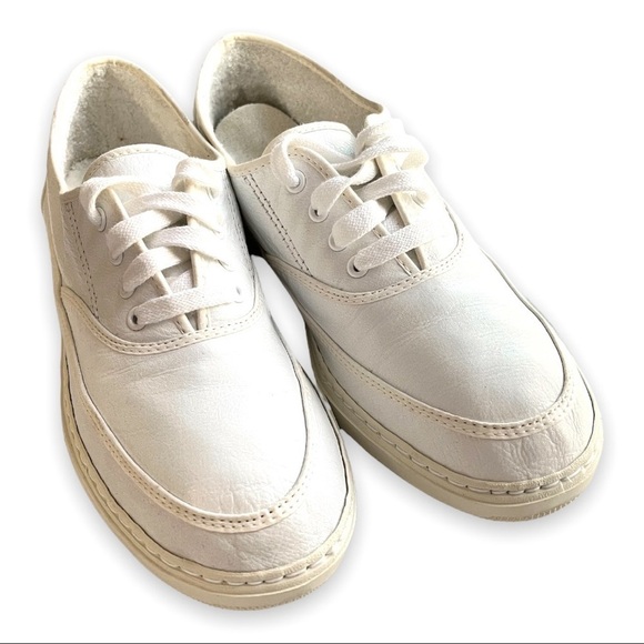 Vintage G.H. Bass White Leather Oxford Sneakers – Moc Toe Walkers 1980s-90s EUC - Picture 6 of 12